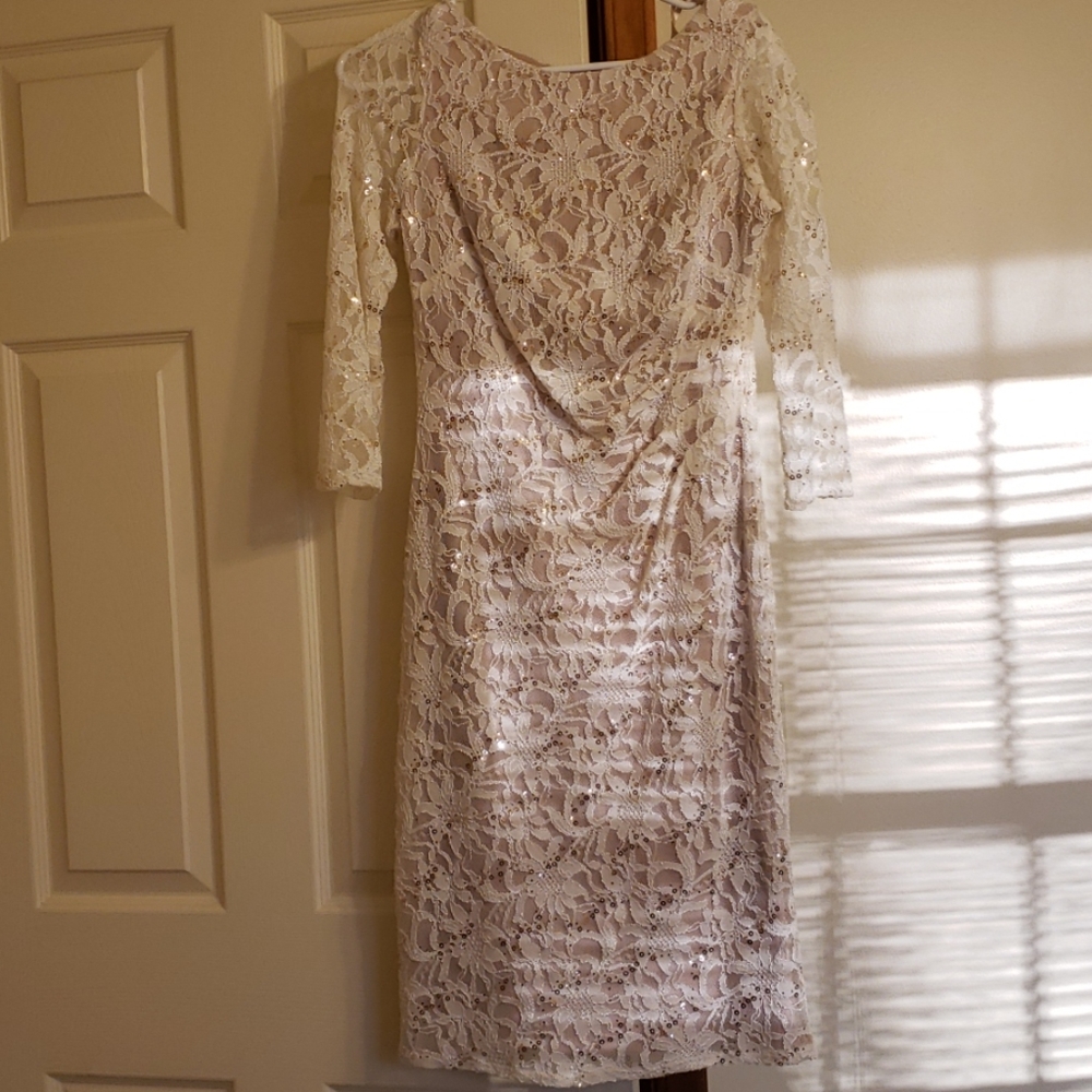 Calf length dress worn once